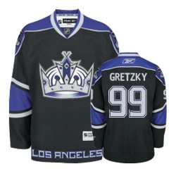 Wayne Gretzky Reebok Los Angeles Kings Authentic Black Third NHL Jersey