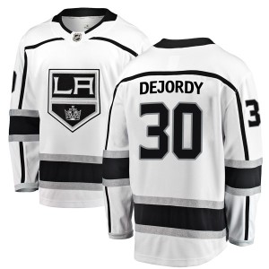 Denis Dejordy Men's Fanatics Branded Los Angeles Kings Breakaway White Away Jersey