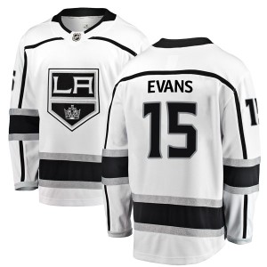 Daryl Evans Men's Fanatics Branded Los Angeles Kings Breakaway White Away Jersey