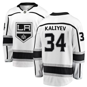 Arthur Kaliyev Men's Fanatics Branded Los Angeles Kings Breakaway White Away Jersey