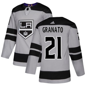 Tony Granato Men's Adidas Los Angeles Kings Authentic Gray Alternate Jersey
