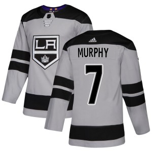 Mike Murphy Men's Adidas Los Angeles Kings Authentic Gray Alternate Jersey