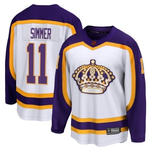 Charlie Simmer Men's Fanatics Branded Los Angeles Kings Breakaway White Special Edition 2.0 Jersey