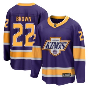 Logan Brown Men's Fanatics Branded Los Angeles Kings Breakaway Purple 2020/21 Special Edition Jersey