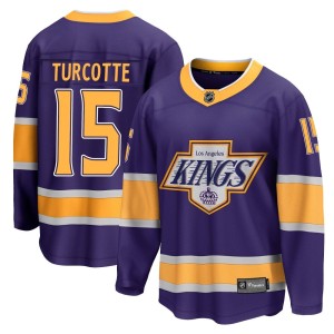 Alex Turcotte Men's Fanatics Branded Los Angeles Kings Breakaway Purple 2020/21 Special Edition Jersey