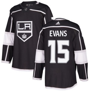 Daryl Evans Youth Adidas Los Angeles Kings Authentic Black Home Jersey