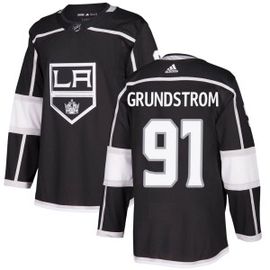 Carl Grundstrom Youth Adidas Los Angeles Kings Authentic Black Home Jersey