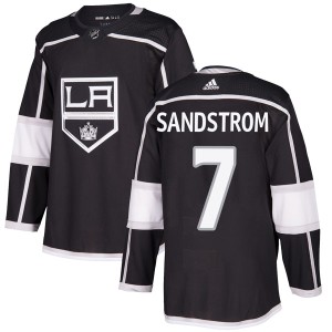 Tomas Sandstrom Youth Adidas Los Angeles Kings Authentic Black Home Jersey