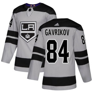 Vladislav Gavrikov Youth Adidas Los Angeles Kings Authentic Gray Alternate Jersey