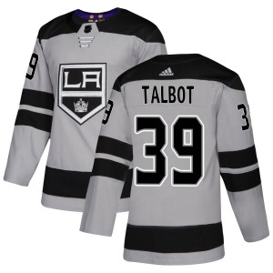 Cam Talbot Youth Adidas Los Angeles Kings Authentic Gray Alternate Jersey