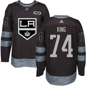 Dwight King Men's Los Angeles Kings Authentic Black 1917-2017 100th Anniversary Jersey