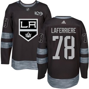 Alex Laferriere Men's Los Angeles Kings Authentic Black 1917-2017 100th Anniversary Jersey