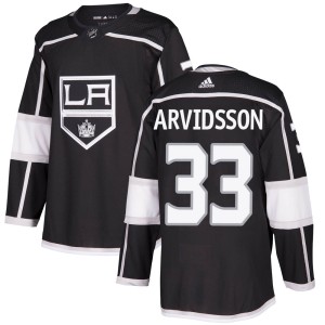 Viktor Arvidsson Men's Adidas Los Angeles Kings Authentic Black Home Jersey
