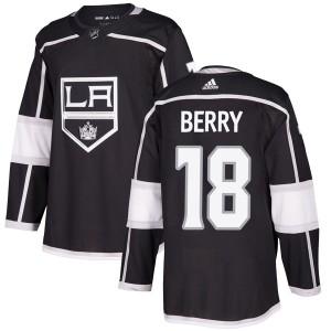 Bob Berry Men's Adidas Los Angeles Kings Authentic Black Home Jersey