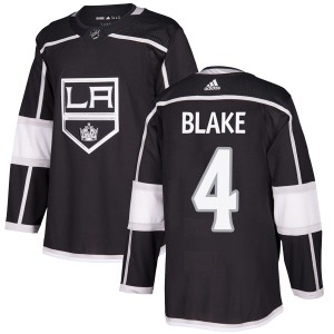 Rob Blake Men's Adidas Los Angeles Kings Authentic Black Home Jersey