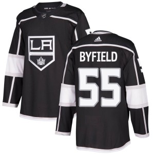 Quinton Byfield Men's Adidas Los Angeles Kings Authentic Black Home Jersey