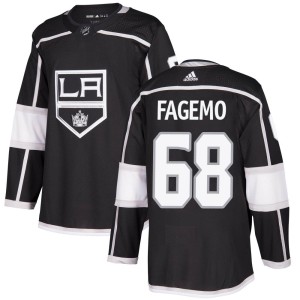 Samuel Fagemo Men's Adidas Los Angeles Kings Authentic Black Home Jersey