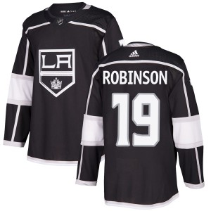 Larry Robinson Men's Adidas Los Angeles Kings Authentic Black Home Jersey