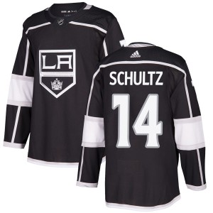 Dave Schultz Men's Adidas Los Angeles Kings Authentic Black Home Jersey