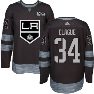 Kale Clague Youth Los Angeles Kings Authentic Black 1917-2017 100th Anniversary Jersey