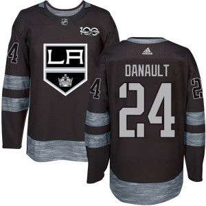 Phillip Danault Youth Los Angeles Kings Authentic Black 1917-2017 100th Anniversary Jersey