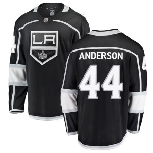 Mikey Anderson Men's Fanatics Branded Los Angeles Kings Breakaway Black ized Home Jersey