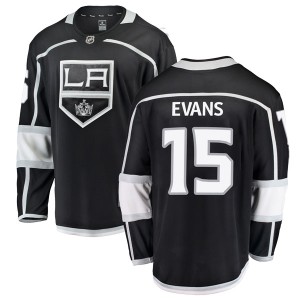 Daryl Evans Men's Fanatics Branded Los Angeles Kings Breakaway Black Home Jersey