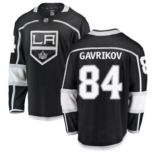 Vladislav Gavrikov Men's Fanatics Branded Los Angeles Kings Breakaway Black Home Jersey