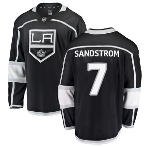 Tomas Sandstrom Men's Fanatics Branded Los Angeles Kings Breakaway Black Home Jersey