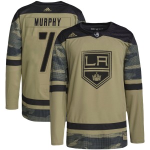 Mike Murphy Men's Adidas Los Angeles Kings Authentic Camo Military Appreciation Practice Jersey