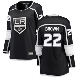 Logan Brown Women's Fanatics Branded Los Angeles Kings Breakaway Black Home Jersey