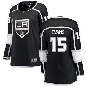 Daryl Evans Women's Fanatics Branded Los Angeles Kings Breakaway Black Home Jersey
