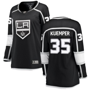 Darcy Kuemper Women's Fanatics Branded Los Angeles Kings Breakaway Black Home Jersey