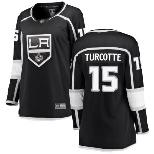 Alex Turcotte Women's Fanatics Branded Los Angeles Kings Breakaway Black Home Jersey