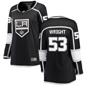 Jared Wright Women's Fanatics Branded Los Angeles Kings Breakaway Black Home Jersey