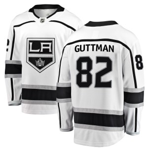 Cole Guttman Men's Fanatics Branded Los Angeles Kings Breakaway White Away Jersey