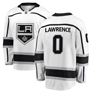 Kaleb Lawrence Men's Fanatics Branded Los Angeles Kings Breakaway White Away Jersey