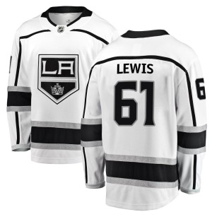 Trevor Lewis Men's Fanatics Branded Los Angeles Kings Breakaway White Away Jersey