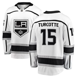 Alex Turcotte Men's Fanatics Branded Los Angeles Kings Breakaway White Away Jersey