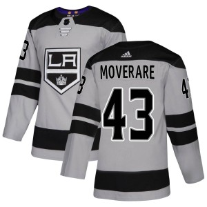 Jacob Moverare Men's Adidas Los Angeles Kings Authentic Gray Alternate Jersey