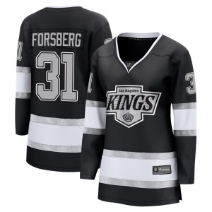 Anton Forsberg Women's Fanatics Los Angeles Kings Breakaway Black Home Jersey