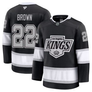 Logan Brown Youth Fanatics Los Angeles Kings Premium Black Home Jersey