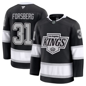 Anton Forsberg Youth Fanatics Los Angeles Kings Premium Black Home Jersey