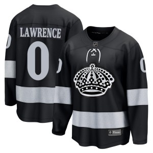 Kaleb Lawrence Youth Fanatics Los Angeles Kings Breakaway Black Alternate Jersey