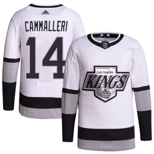 Mike Cammalleri Youth Adidas Los Angeles Kings Authentic White 2021/22 Alternate Primegreen Pro Player Jersey