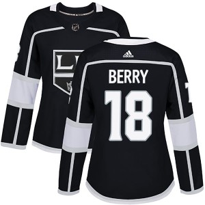 Bob Berry Women's Adidas Los Angeles Kings Authentic Black Home Jersey
