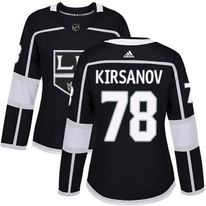 Kirill Kirsanov Women's Adidas Los Angeles Kings Authentic Black Home Jersey