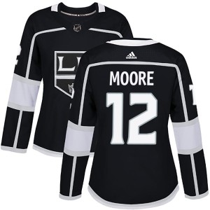 Trevor Moore Women's Adidas Los Angeles Kings Authentic Black Home Jersey