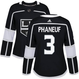 Dion Phaneuf Women's Adidas Los Angeles Kings Authentic Black Home Jersey