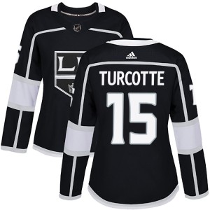 Alex Turcotte Women's Adidas Los Angeles Kings Authentic Black Home Jersey